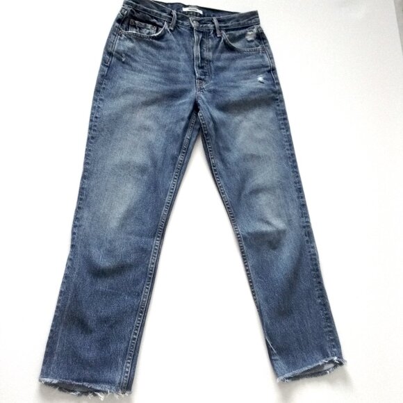 GRLFRND Helena Stone Wash Ankle Jeans - Size 27  100% Cotton Very Good Condition - Picture 3 of 11